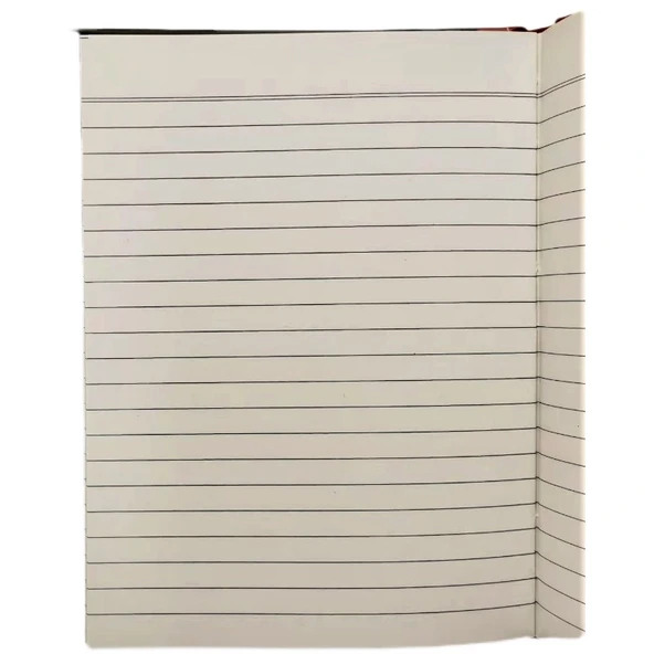 A5 Boyutunda Siyah Kapaklı Defter - 80 Sayfa - 1 Paket - 6