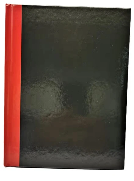 A5 Boyutunda Siyah Kapaklı Defter - 80 Sayfa - 1 Paket - 3