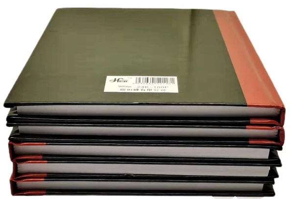 A5 Boyutunda Siyah Kapaklı Defter - 80 Sayfa - 1 Paket - 2