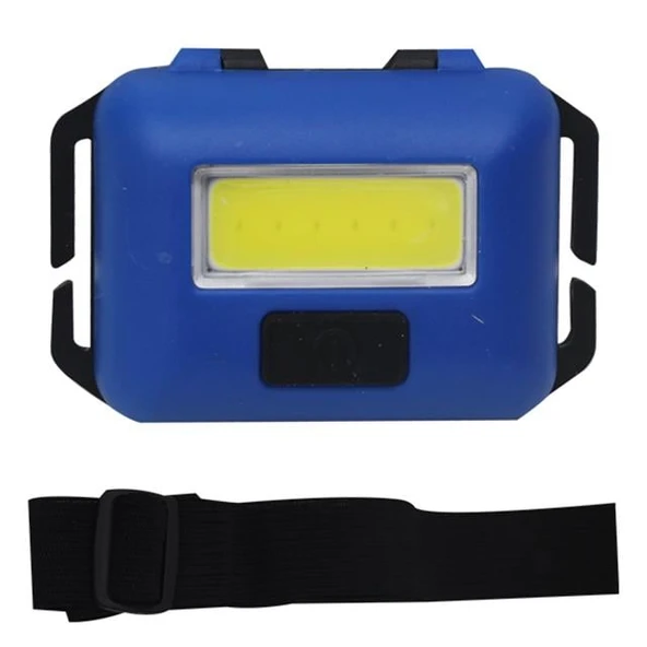 PowerMaster T-89 3 Watt Cob Ledli AAA Pilli Mini Kafa Lambası Feneri - 3