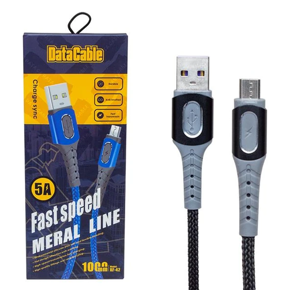 Powermaster PM-3780 Örgülü 5 Amper Micro Usb Hızlı Şarj Data Kablosu - 3