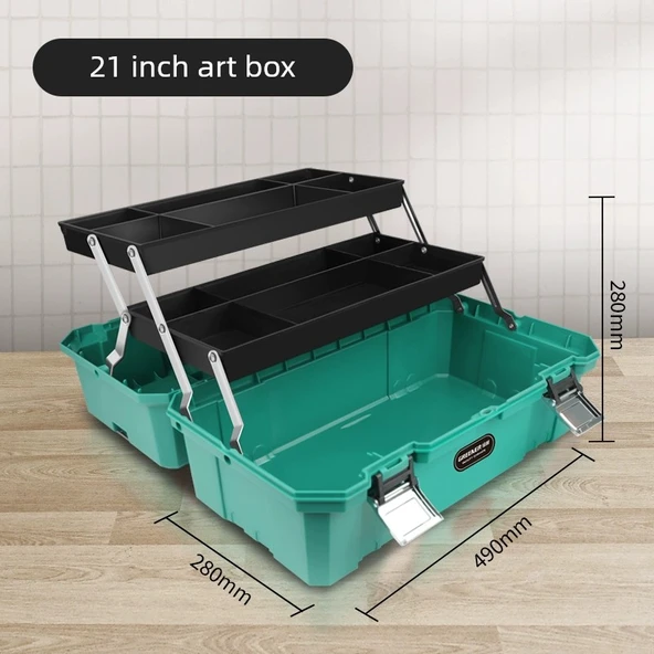 Sanat Öğrenci Araç Kutusu - 21 inç Sanat Kutusu - Model 1