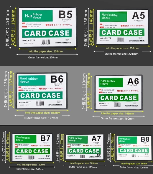 A4 Yatay Kalınlaştırılmış Belge Koruma Kılıfı - 10 Paket (Geliştirilmiş Kalın) - 7