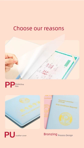 Pembe 2 Parça Set - Doğum Belgesi + Aşılama - 10