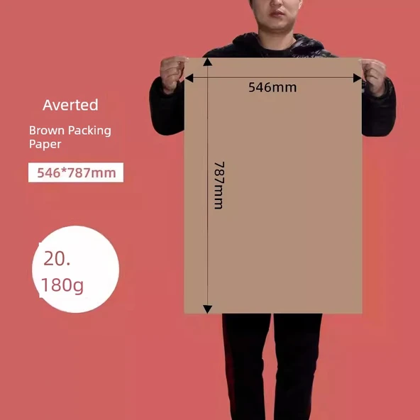 İthal Kahverengi Ambalaj Kağıdı - 180g (Koyu)