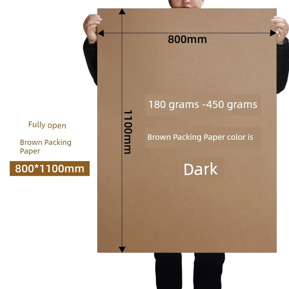 Kraft Kağıt Rulo - 120g 0.787m x 30m - 6