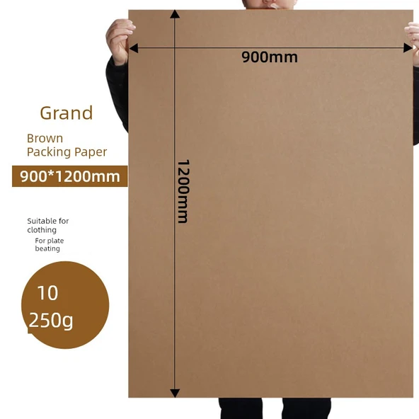 İthal Kraft Karton - 250g 900x1200mm (Koyu)