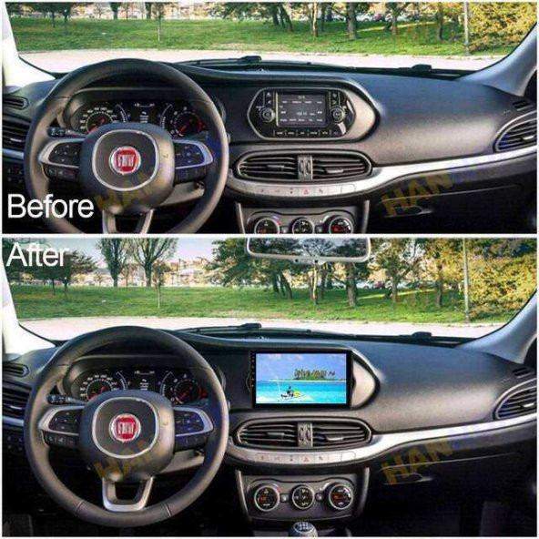 Fiat Egea Android Multimedya Sistemi (2015-2020) 2 GB Ram 32 GB Hafıza 8 Çekirdek Nakamichi Japon Markası - 7