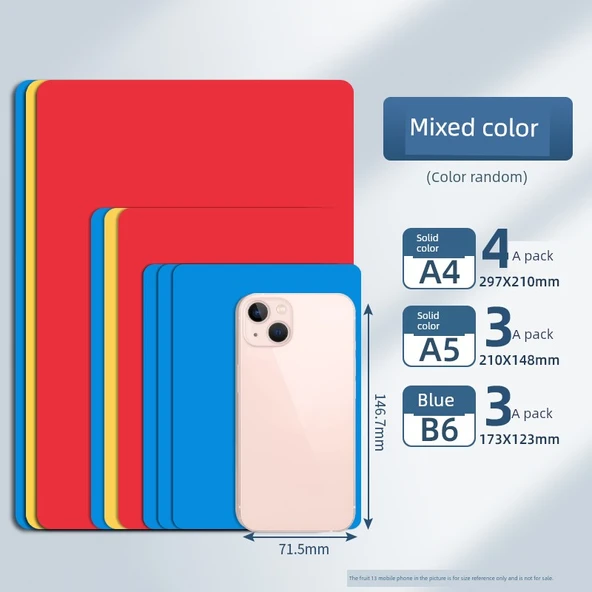 El Yapımı Silikon Pad - A4*4+A5*3+B6*3 - 10 Parça - 1