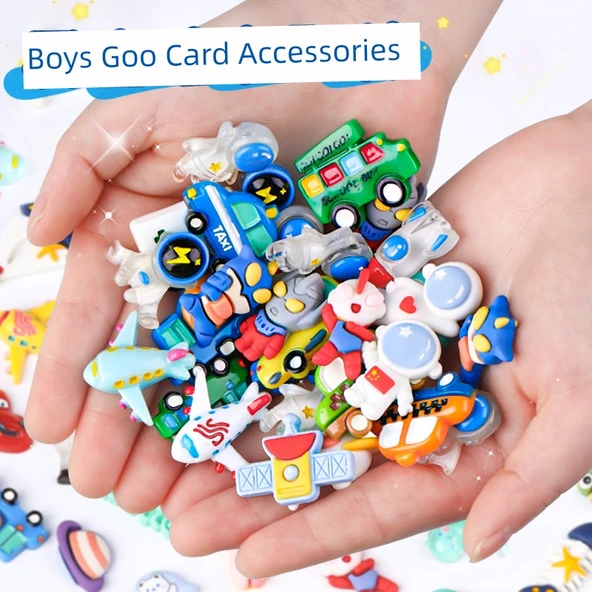 Krema Yapıştırıcı Guka Aksesuarları - Küçük Boy 3D Yama Karışımı 10 - Yapıştırıcı ile - 2