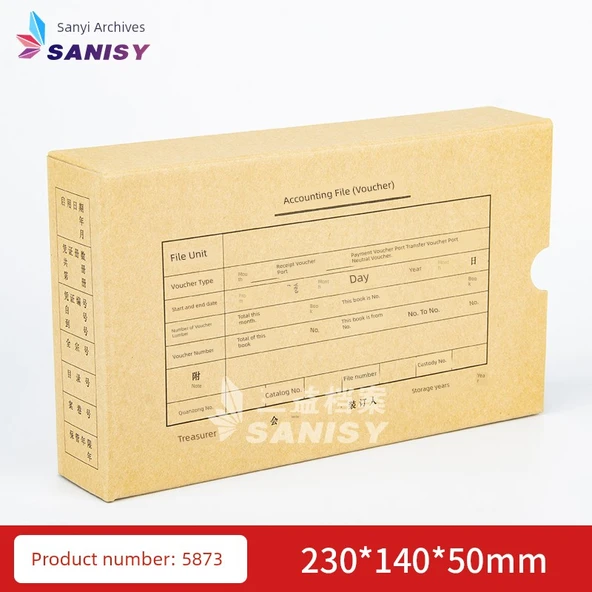 Muhasebe Fişi Kutusu - 25 Adet 5873 - 230x140x50mm