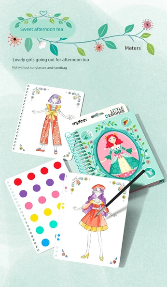 Milu Prenses Topu DIY Kostüm Çıkartma Kitabı - 12