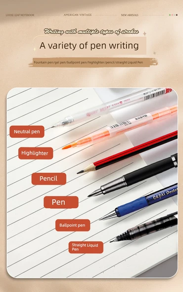 Retro Spiral Defter A5 Yatay Çizgi -1 Defter (Açık Gri) - 11