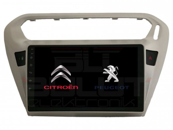 Peugeot 301 Android Multimedya Sistemi (2012-2019) 4 GB Ram 64 GB Hafıza 8 Çekirdek Nakamichi Japon Markası