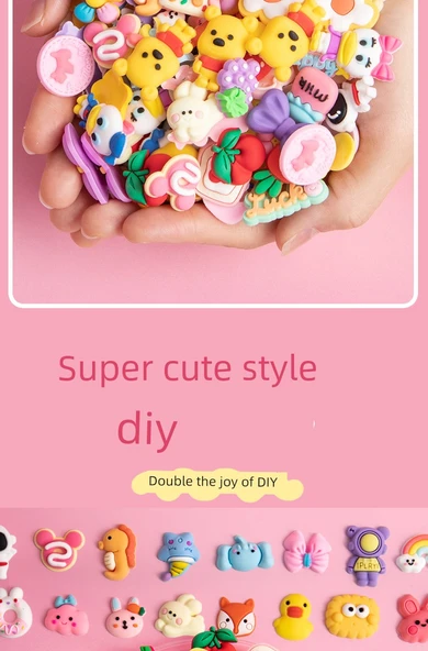 DIY Hızlı Kum Anahtarlık Seti - İnci [10 Paket] 2 Depolama Kutusu ile - 12