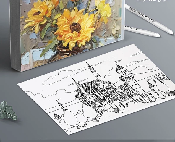Sanat Posteri Taşıma Çantası - 4K/A2 Prenses Pudra - 2 Paket - 7