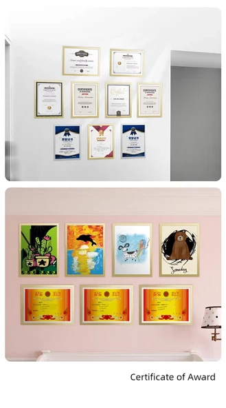 Manyetik Kağıt Dosya Tutucu - 60*80cm Parlak Altın - 10