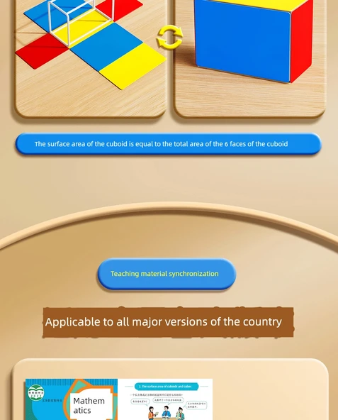 Küp Kübik Matematik Öğretim Araçları - Kübik Kübik Yama Takımı - 11