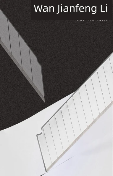 Duvar Kağıdı Sanat Bıçağı - 100 Parça, 2 Bıçak, Geliştirilmiş Malzeme - 10