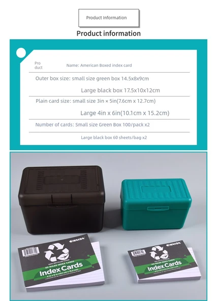 Küçük Boy Kart Depolama Kutusu - 1 Paket - Beyaz - 7