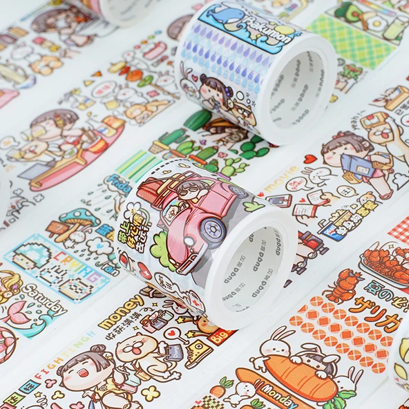 Dekoratif Washi Bant - Sihirli Dünya - Cilt 1 - 4