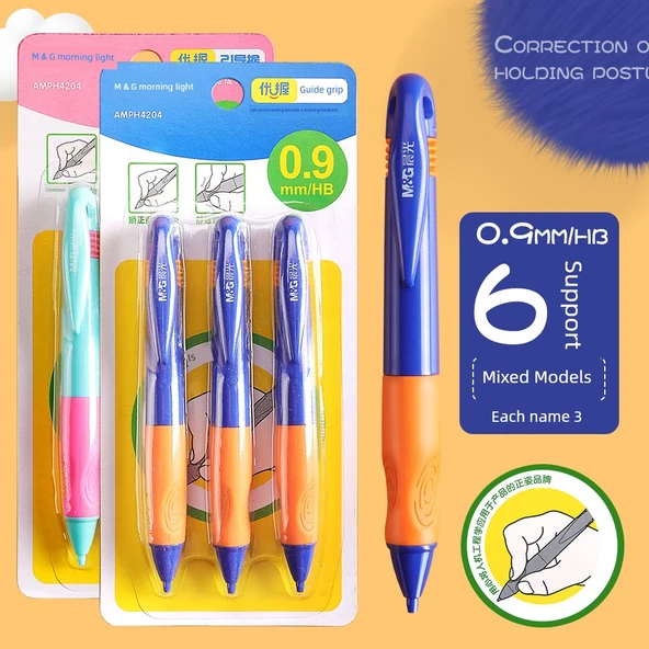 Erkek ve Kız Kalemi - 0.9mm HB - 2 Set 6 Kalem