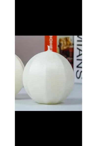 Küre Mum 8 Gen Tekli Dekoratif Kokulu Mum ürün görseli