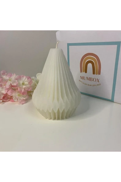 Dekoratif Armut Kokulu Mum - Resim 3