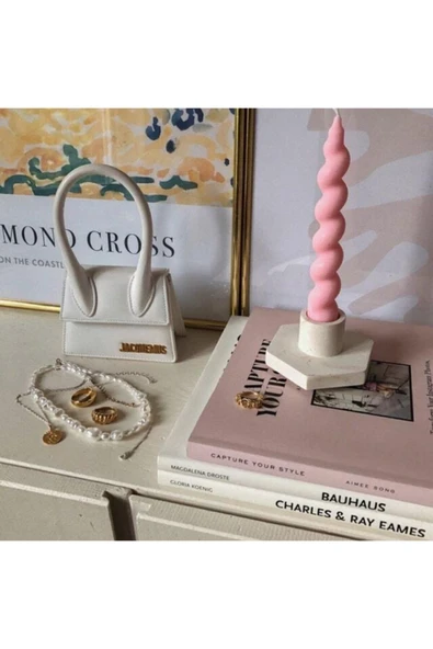 Burgu Spiral Şamdan Kokulu Mum ürün görseli