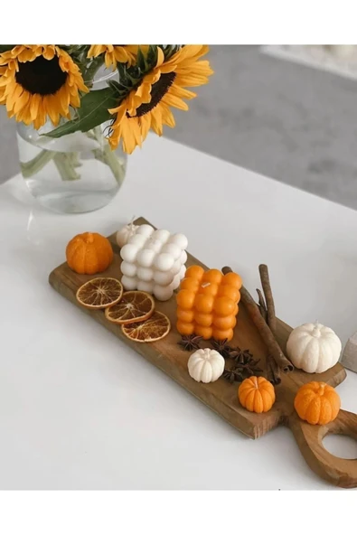 2'li Halloween Bubble Turuncu Beyaz Set