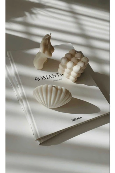 3'lü Kadın Bubble Ve Istiridye Dekoratif Mum