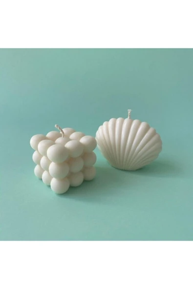 2'li Set Bubble , Istiridye Kokulu Mum ürün görseli