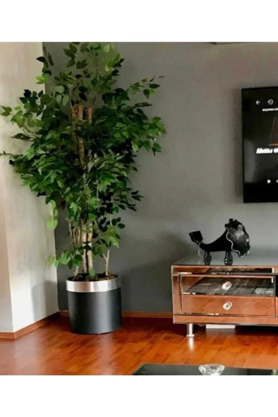 30x30 Darbuka Saksı Metal Alüminyum Yüzüklü Model - 2