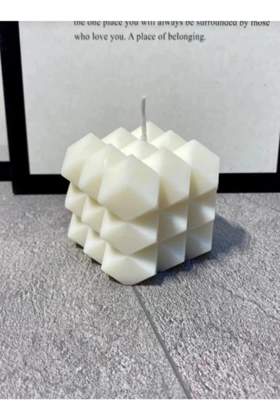 Tasarım Mum Prizma Dekoratif Mum