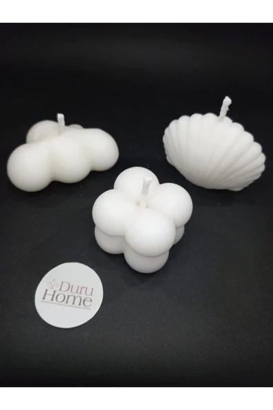 3'lü Kokulu Mum Set