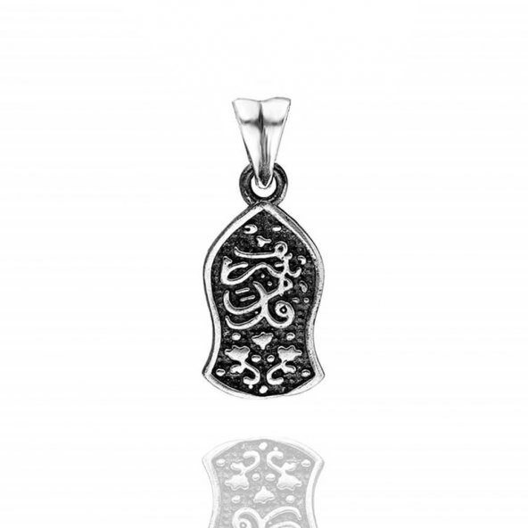Nalı Şerif  925 Ayar Gümüş Kolye Ucu - 3