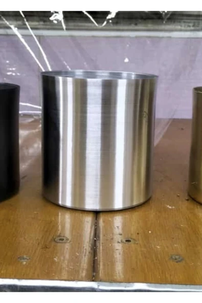 12x12 Alüminyum Metal Masaüstü Saksı