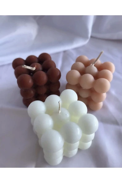 Kahverengi Kokulu Bubble Set Mum ürün görseli