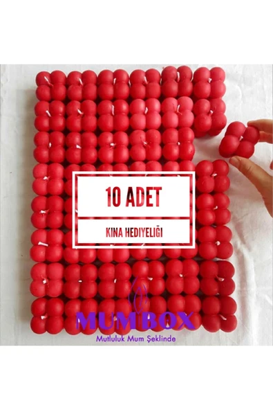 10 Adet Özel Mini Bubble Mum Davet Nikah Söz Nişan Kına Hediyeliği