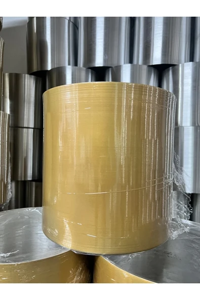 30x30 Cm Gold Altın Renk Metal Alüminyum Saksı Canlı Cansız Çiçek - 2