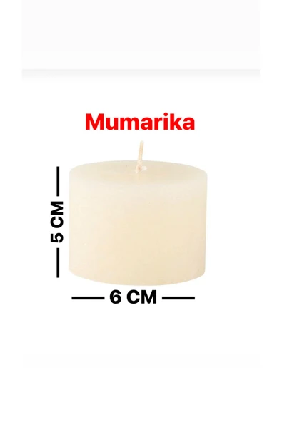 Mumarika Silindir Mum 5 cm ürün görseli