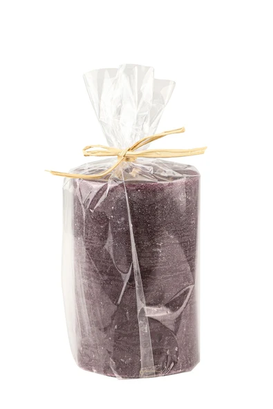 Silindir Mum Lila 10 Cm - Resim 2