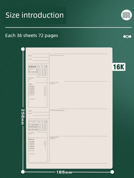 16K Öğrenci Pratik Defteri - 20 Yanlış Kitap - 4