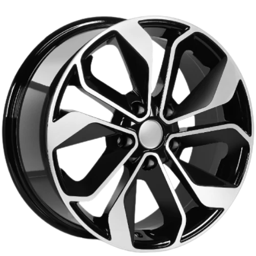 EMR W-7502 6.5X15 4X100 ET35 67.1 Black Diamond Jant