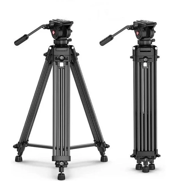 Ulanzi MT-81 Alüminyum 360 Ball Head Kafa Video Tripod - Resim 2