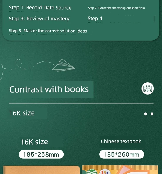 16K Öğrenci Pratik Defteri - 16K İngilizce 10 Kitap - 9
