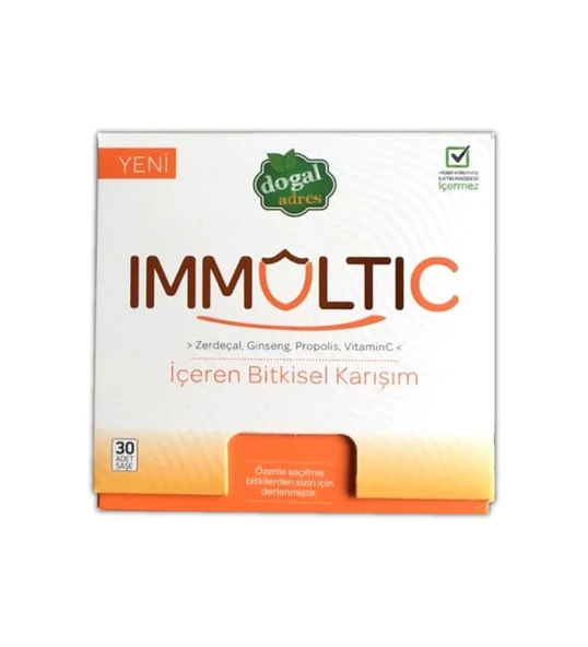 DOĞAL ADRES IMMULTIC (30 ADET ŞASE) 60 GR ürün görseli 1