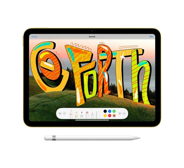 Apple iPad 10 64 Nesil MCM94TU/A Wi-Fi 64 GB 10.9" Tablet Sarı - 4