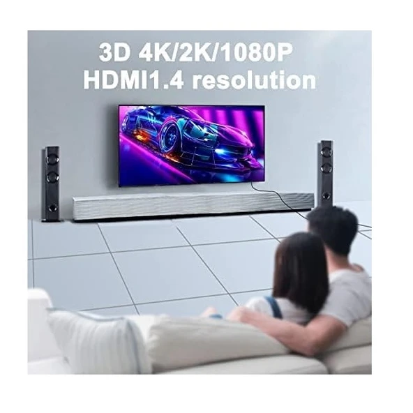 Sensei HD-30 CAT5E CAT6 30Metre İkili Mavi Adaptör Hdmi Extender - 6