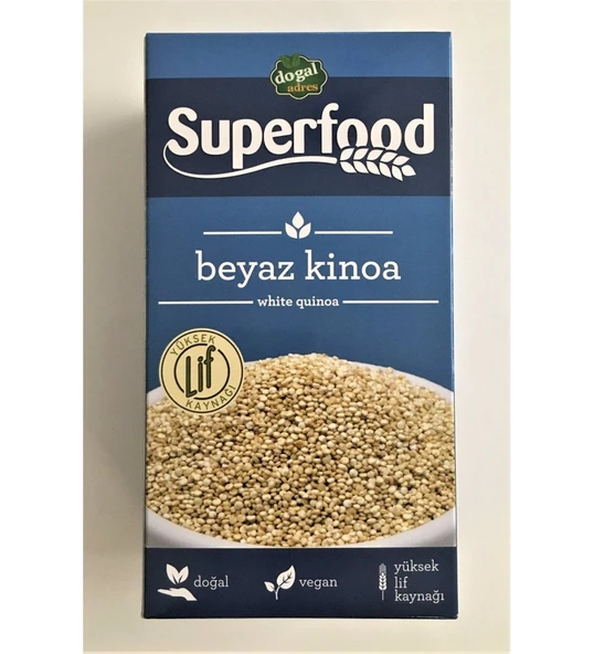 DOĞAL ADRES SUPERFOOD BEYAZ KİNOA 250 G ürün görseli 1